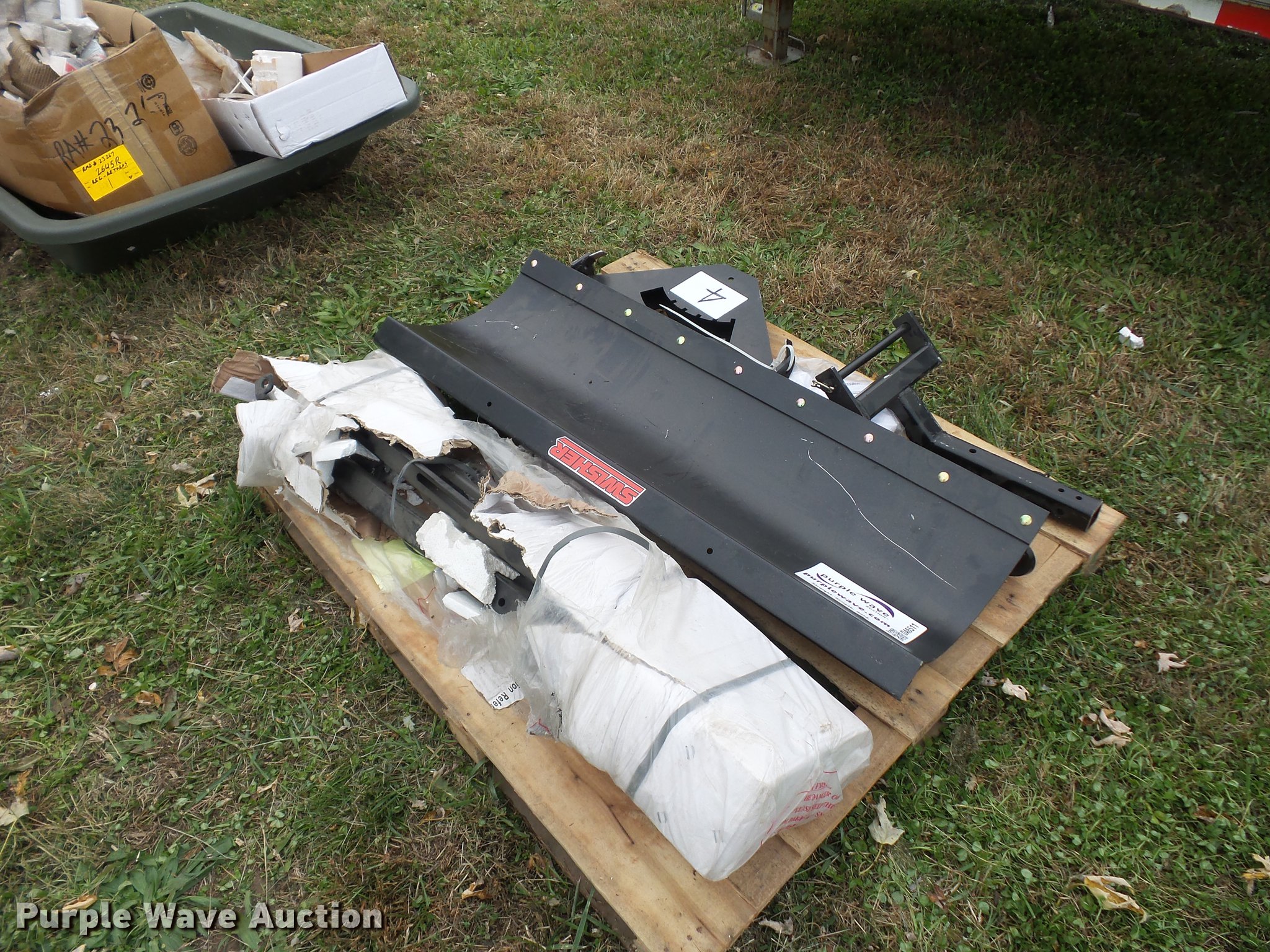 Swisher snow plow in Leeton, MO Item DA6511 sold Purple Wave