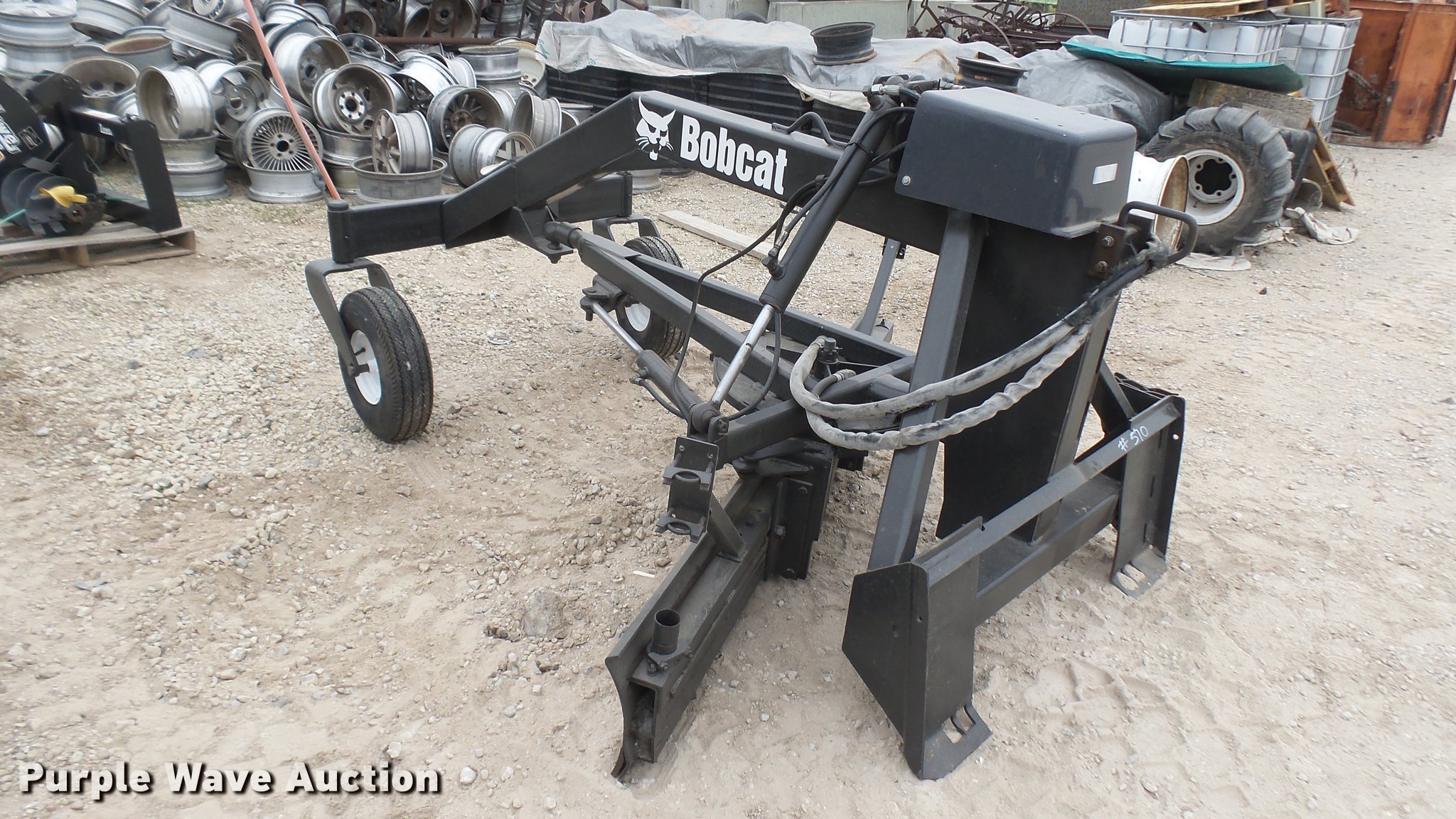 Bobcat grader attachment in Lyons, KS Item ED9064 sold Purple Wave