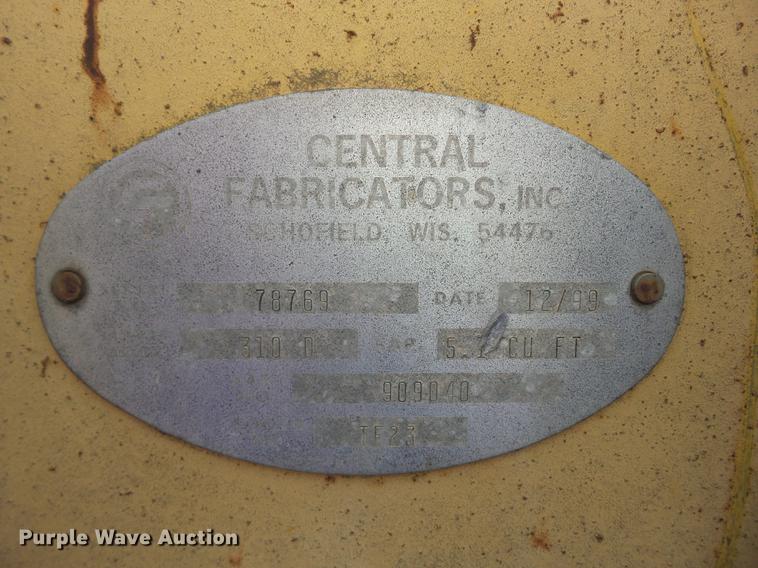 image for item AY9659 Central Fabricators Inc. backhoe bucket