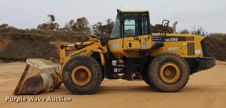 image for item BE9423 2008 Komatsu WA380-6 wheel loader