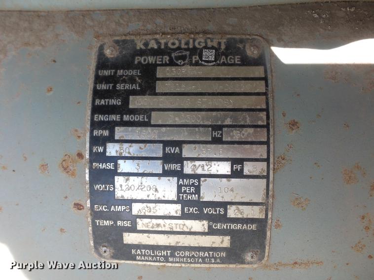 image for item BV9190 Katolight D30FPH4 generator