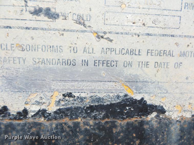 image for item BV9193 1997 Contrail Towmaster equipment trailer