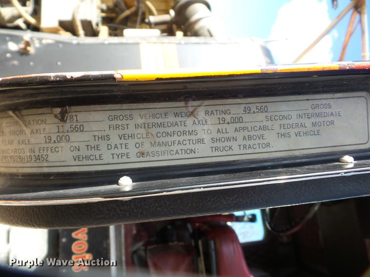 image for item BV9212 1981 Freightliner FLC dump truck