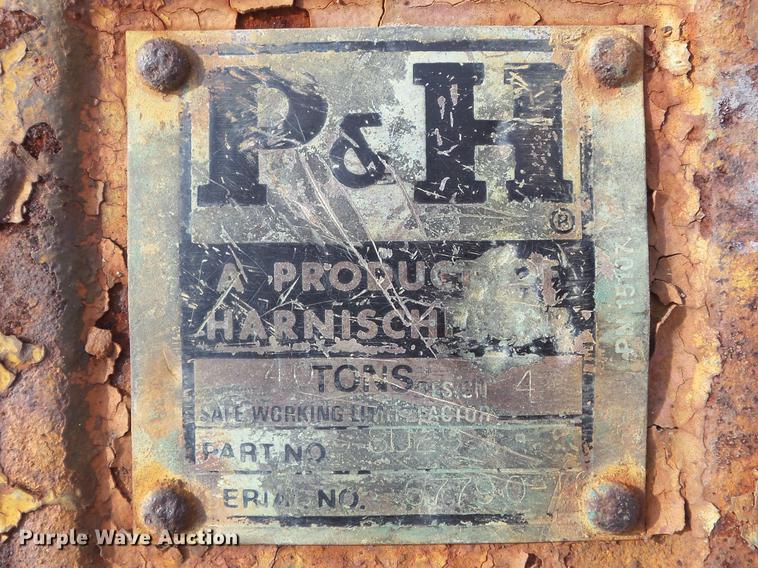 image for item CC9662 P & H four sheave pulley block