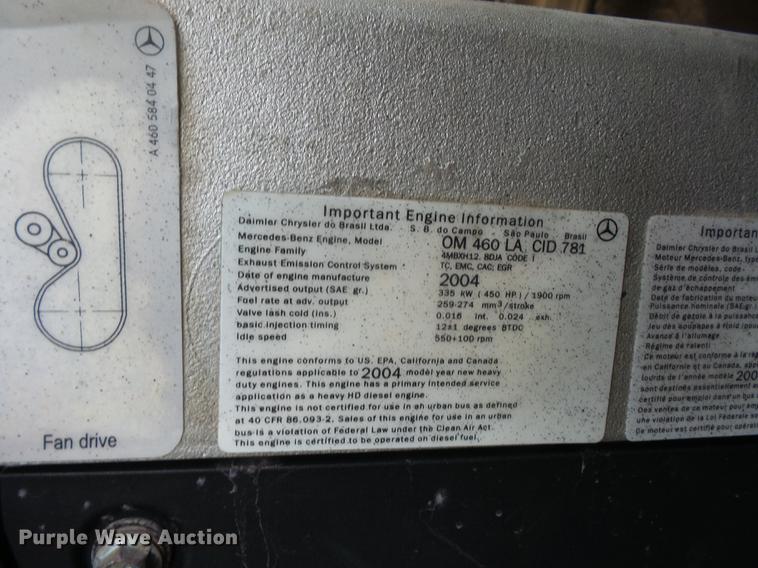 image for item DA0867 2005 Sterling A9500 dump truck