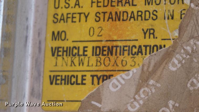 image for item DA1272 2003 Kenworth W900 dump truck