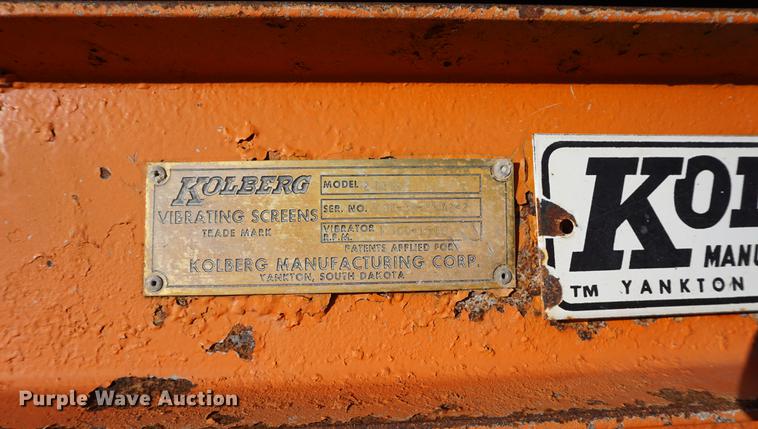 image for item DA1277 Kolberg 2D368 two deck screen