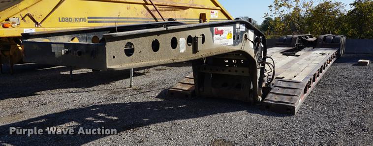 image for item DA1290 2001 Fontaine TH55-FLD lowboy equipment trailer