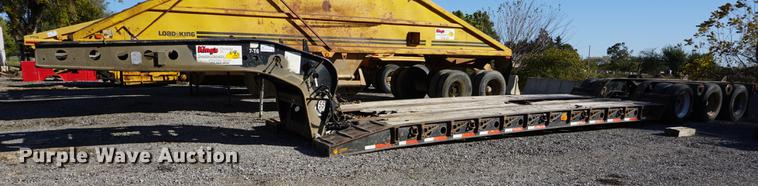 image for item DA1290 2001 Fontaine TH55-FLD lowboy equipment trailer