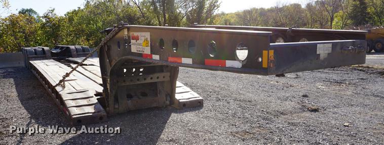 image for item DA1290 2001 Fontaine TH55-FLD lowboy equipment trailer