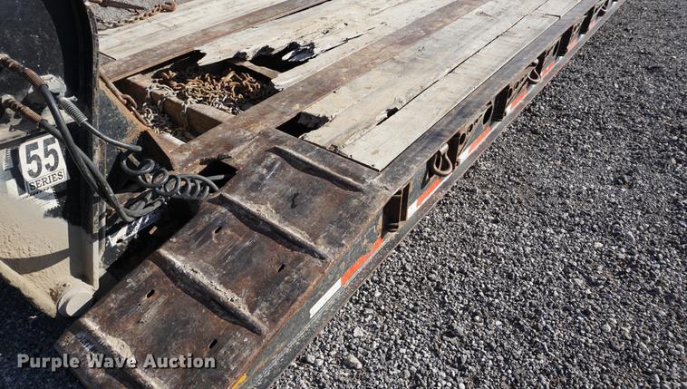 image for item DA1290 2001 Fontaine TH55-FLD lowboy equipment trailer