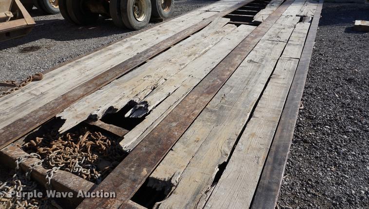 image for item DA1290 2001 Fontaine TH55-FLD lowboy equipment trailer