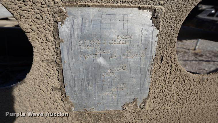 image for item DA1290 2001 Fontaine TH55-FLD lowboy equipment trailer