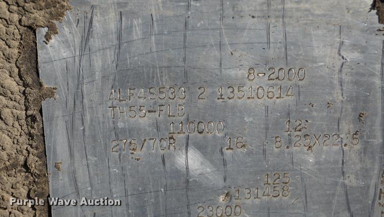 image for item DA1290 2001 Fontaine TH55-FLD lowboy equipment trailer