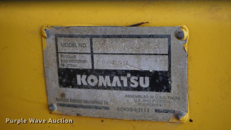 image for item DA1330 1997 Komatsu PC300LC-6LC excavator