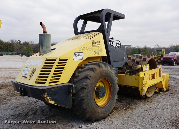 image for item DA1332 2006 Bomag BW213PDH-3 single drum roller