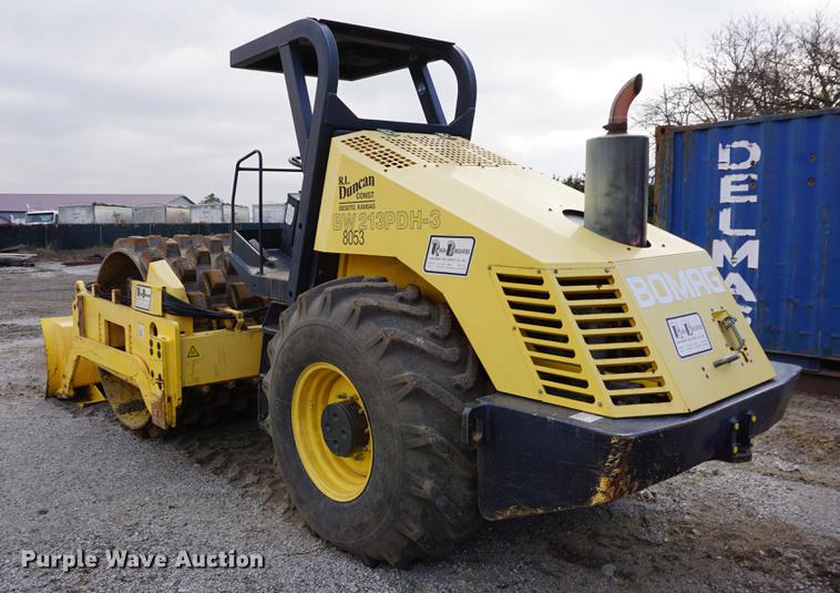 image for item DA1332 2006 Bomag BW213PDH-3 single drum roller