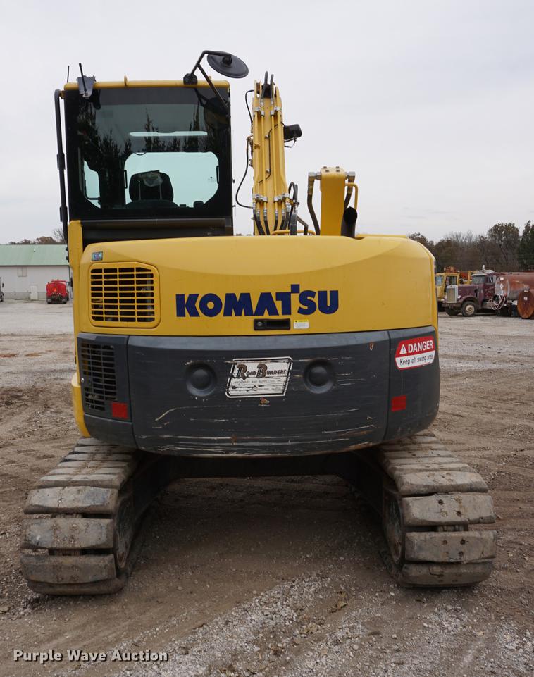 image for item DA1414 2013 Komatsu PC88MR-8 mini excavator