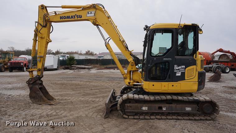 image for item DA1414 2013 Komatsu PC88MR-8 mini excavator