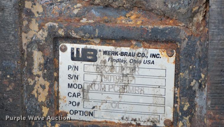 image for item DA1414 2013 Komatsu PC88MR-8 mini excavator