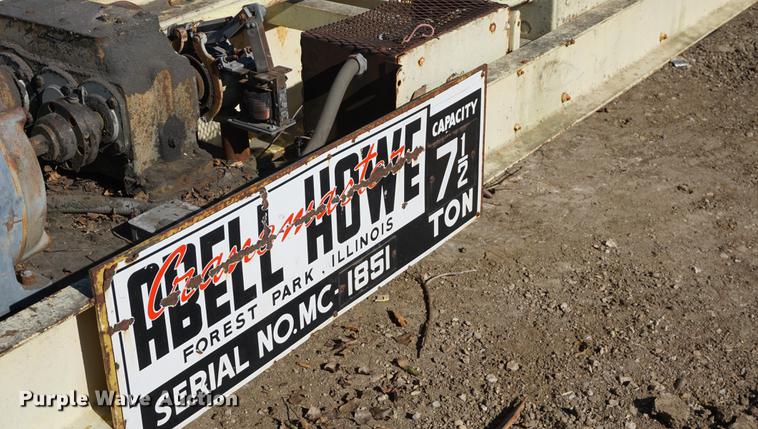 image for item DA1428 Abell Howe Cranemaster overhead crane