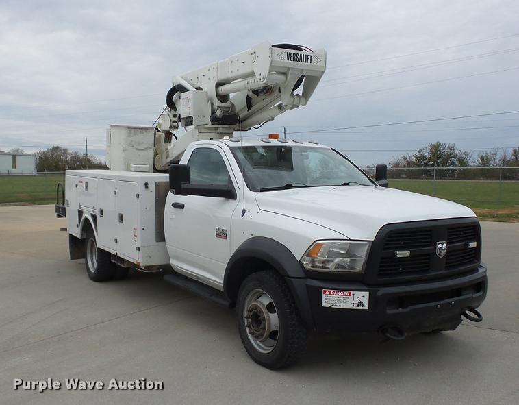 image for item DA6503 2012 Dodge Ram 5500 bucket truck