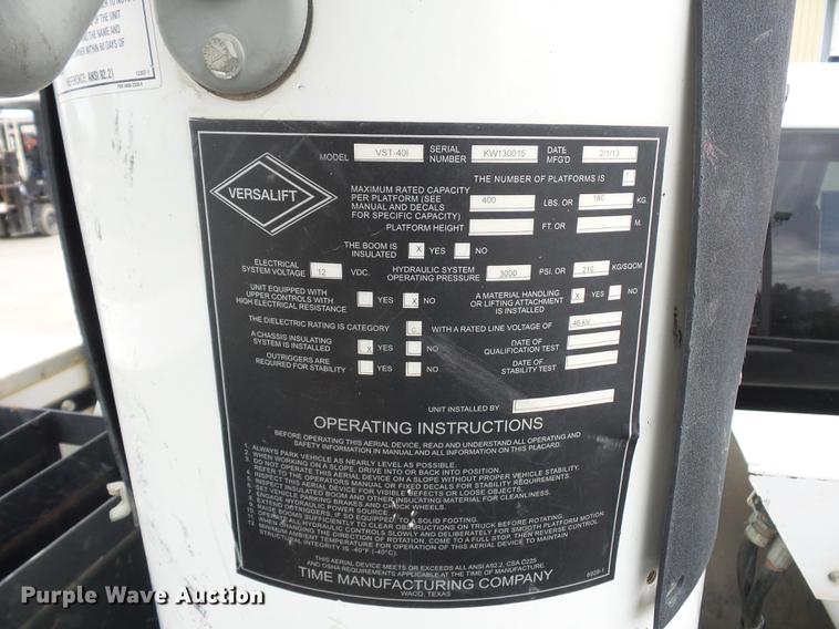 image for item DA6503 2012 Dodge Ram 5500 bucket truck