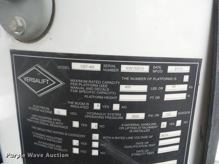 image for item DA6503 2012 Dodge Ram 5500 bucket truck