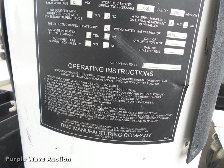 image for item DA6503 2012 Dodge Ram 5500 bucket truck