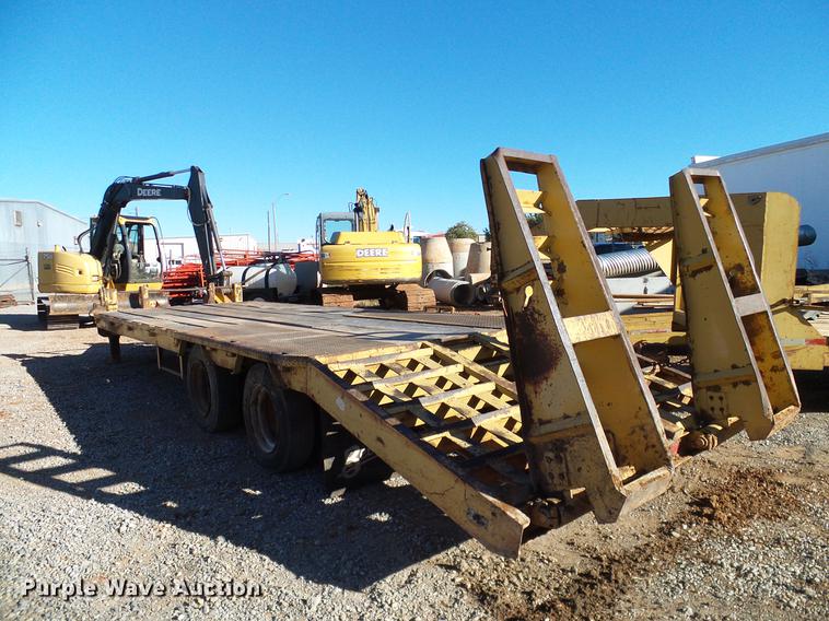 image for item DA6964 1989 Belshe FB-26 equipment trailer
