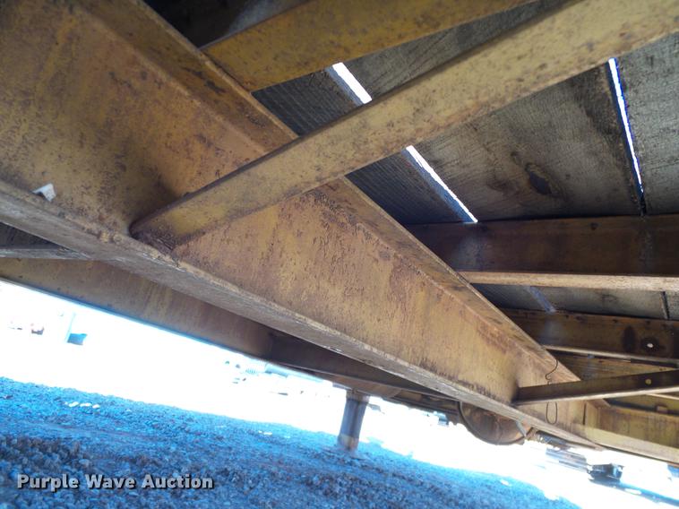 image for item DA6964 1989 Belshe FB-26 equipment trailer