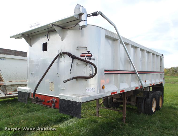 image for item DA7004 1998 Benson A2254S50 end dump trailer