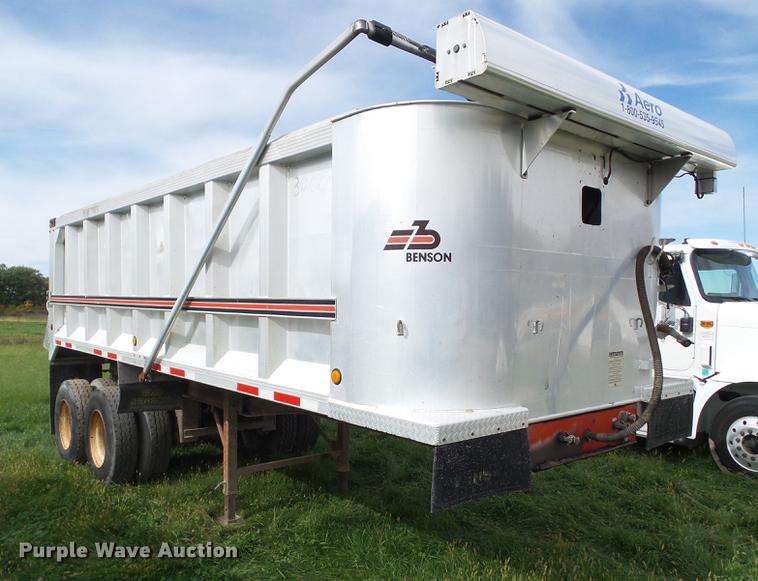 image for item DA7004 1998 Benson A2254S50 end dump trailer