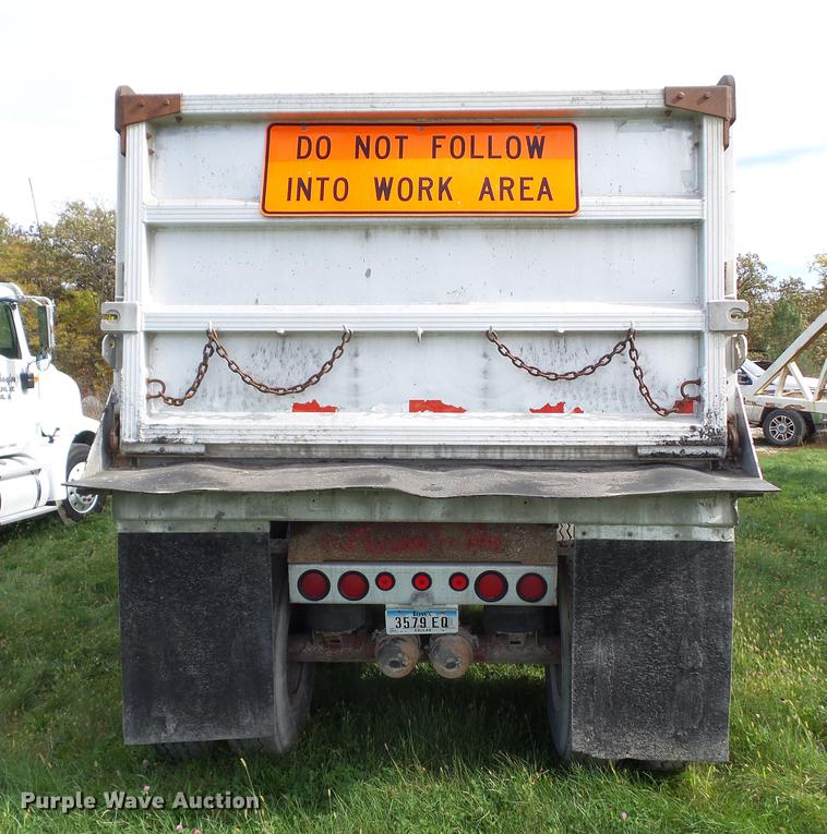 image for item DA7004 1998 Benson A2254S50 end dump trailer