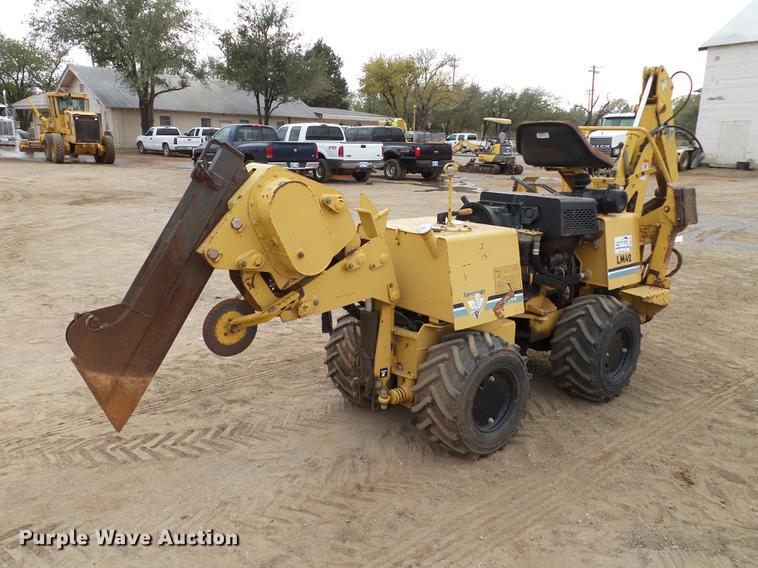 image for item DB4218 2000 Vermeer LM42 utility plow / backhoe