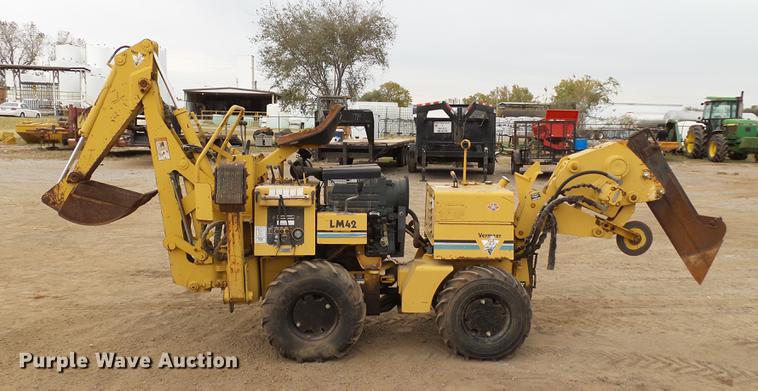 image for item DB4218 2000 Vermeer LM42 utility plow / backhoe