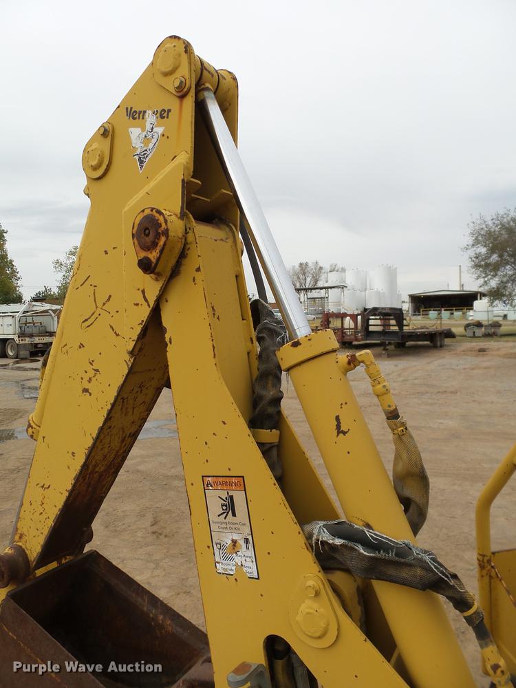 image for item DB4218 2000 Vermeer LM42 utility plow / backhoe