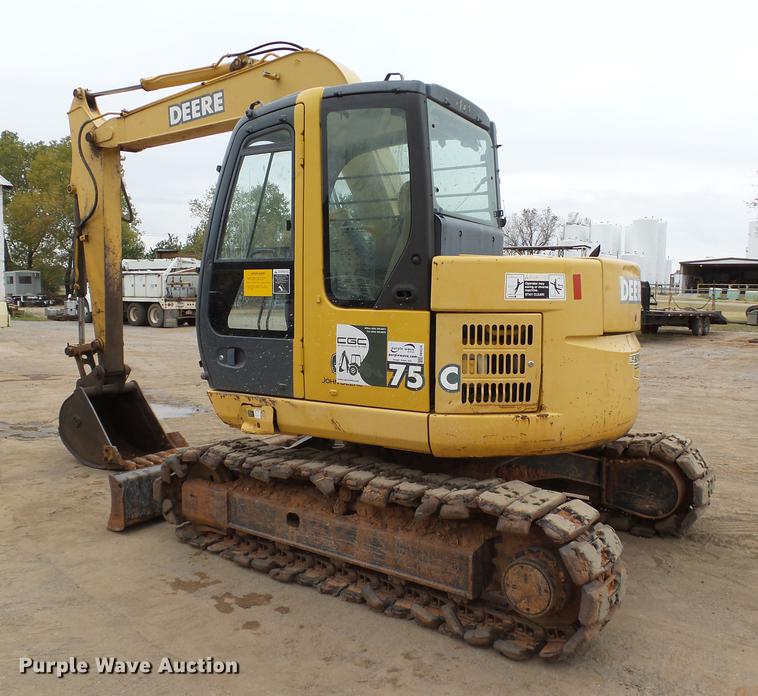 image for item DB4220 2007 John Deere 75C mini excavator
