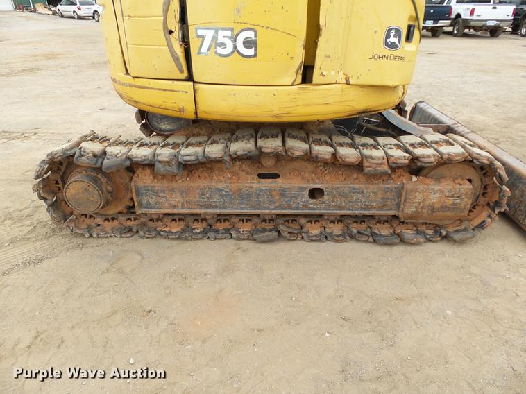 image for item DB4220 2007 John Deere 75C mini excavator