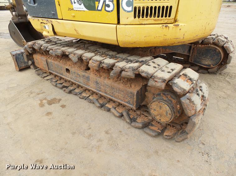 image for item DB4220 2007 John Deere 75C mini excavator