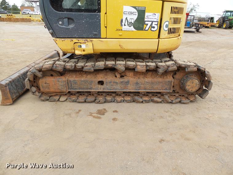image for item DB4220 2007 John Deere 75C mini excavator