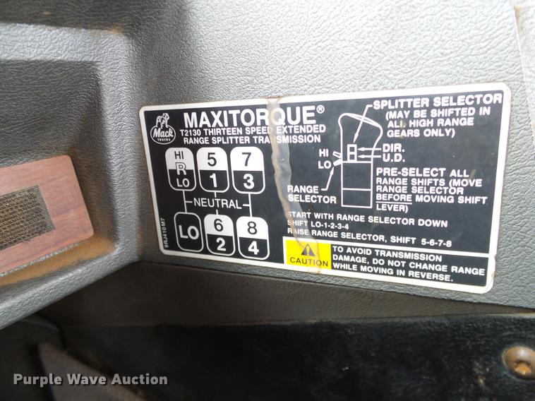 image for item DB4231 1997 Mack CH613 semi truck