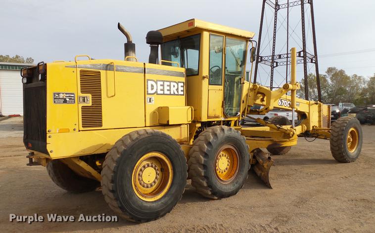 image for item DB4232 1997 John Deere 670CH motor grader