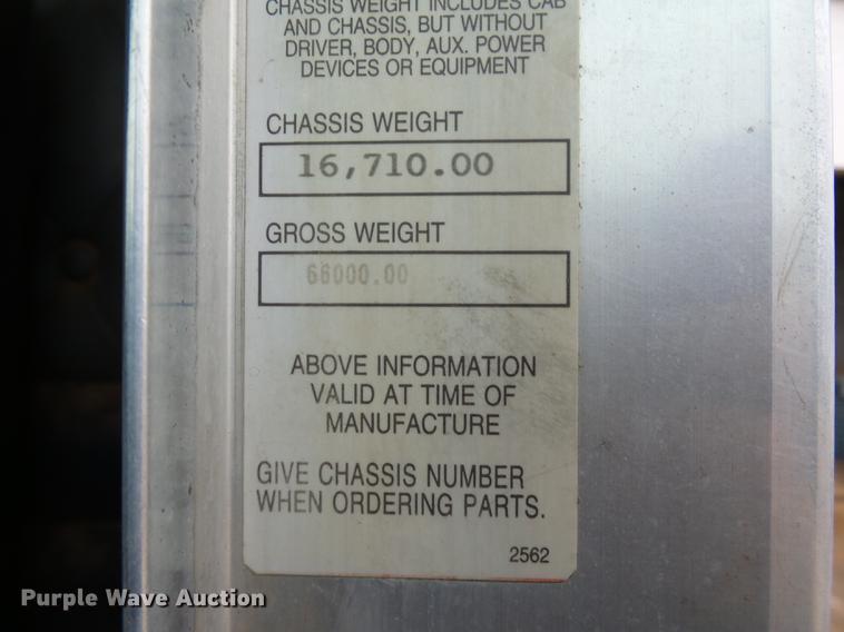 image for item DB4241 1999 Kenworth T800 dump truck