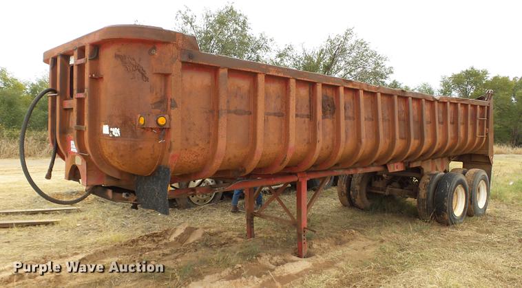 image for item DB4249 1975 Fruehauf DD4-M2-27 end dump trailer