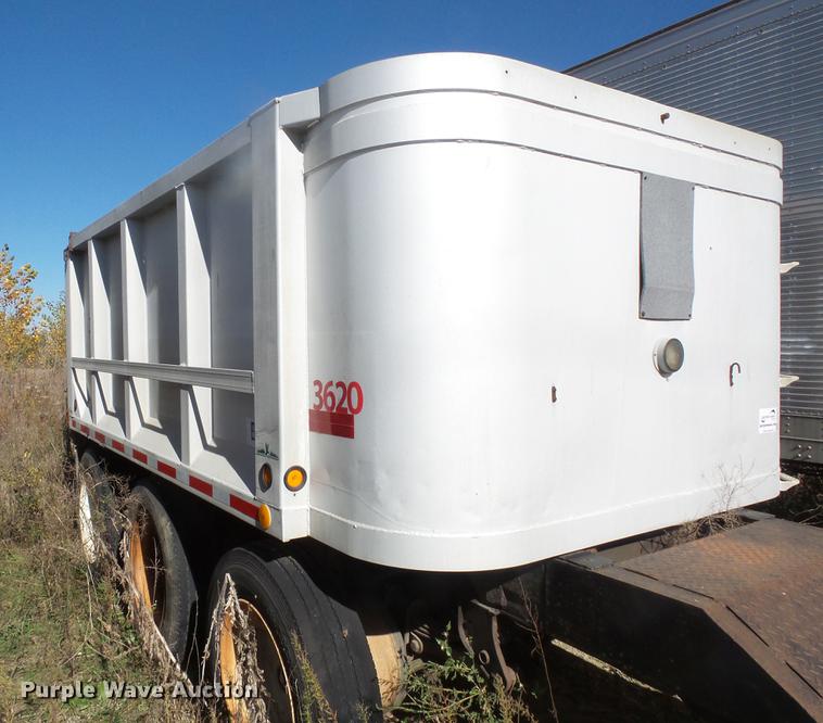 image for item DB8065 1984 Truck Equipment Trailers end dump pup trailer