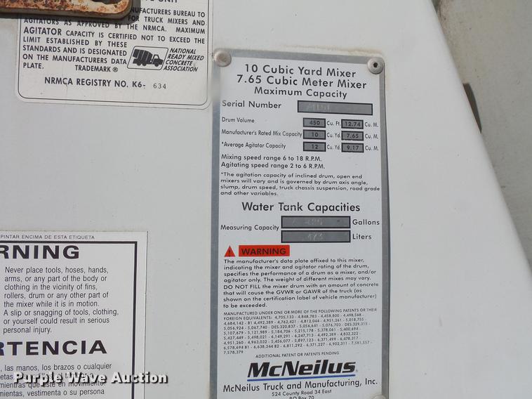 image for item DB8069 2005 Sterling L8500 ready mix truck