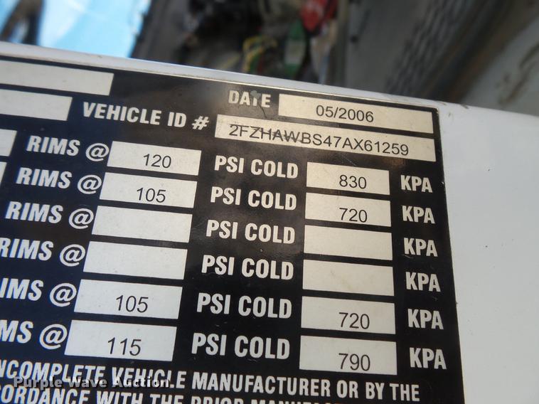 image for item DB8070 2007 Sterling L8500 ready mix truck chassis