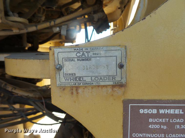 image for item DB8089 1983 Caterpillar 950B wheel loader