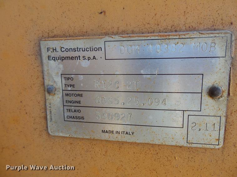 image for item DB8091 Fiat-Allis FR136 wheel loader